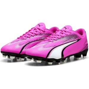 PUMA ULTRA PLAY FG/AG Heren Sportschoenen - Poison Pink-PUMA White-PUMA Black - Maat 42.5