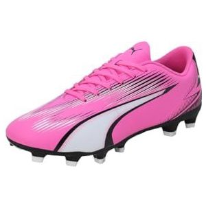 PUMA Ultra Play Fg/Ag voetbalschoen voor heren, Poison Pink PUMA White PUMA Zwart, 48.5 EU