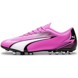 PUMA Ultra Play Mg voetbalschoen voor heren, Poison Pink PUMA Wit PUMA Zwart, 42 EU