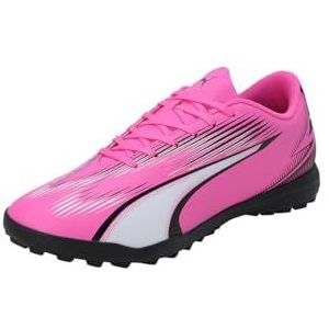 PUMA Unisex's Ultra Play Tt Voetbalschoen, Poison Pink PUMA White PUMA Zwart, 46 EU