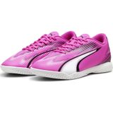 PUMA Unisex Ultra Play It voetbalschoen, Poison Pink PUMA Wit PUMA Zwart, 43 EU