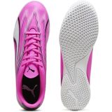 PUMA Unisex Ultra Play It voetbalschoen, Poison Pink PUMA Wit PUMA Zwart, 43 EU