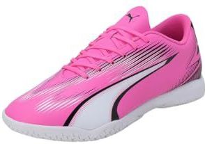 PUMA Unisex Ultra Play It voetbalschoen, Poison Pink PUMA Wit PUMA Zwart, 43 EU