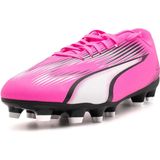 Puma Ultra Play FG/AG Jr. Voetbalschoenen Roze/Wit/Zwart