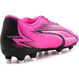 Puma Ultra Play FG/AG Jr. Voetbalschoenen Roze/Wit/Zwart
