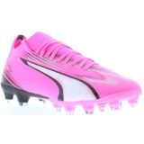 PUMA Ultra Match Fg/Ag WN's voetbalschoen voor dames, Poison Pink PUMA Wit PUMA Zwart, 38 EU