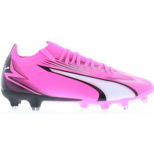 PUMA Ultra Match Fg/Ag WN's voetbalschoen voor dames, Poison Pink PUMA Wit PUMA Zwart, 42.5 EU