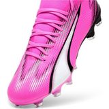 Puma Ultra Match FG/AG voetbalschoenen roze/wit/zwart