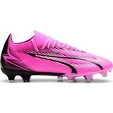 PUMA Ultra Match Fg/Ag WN's voetbalschoen voor dames, Poison Pink PUMA Wit PUMA Zwart, 42.5 EU
