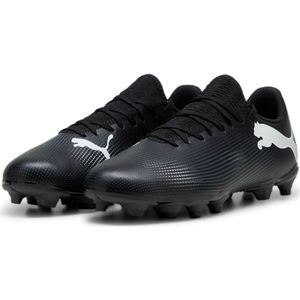 PUMA Future 7 Play Fg/Ag voetbalschoen voor heren, Puma Zwart Puma Wit, 41 EU