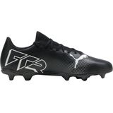 PUMA Future 7 Play Fg/Ag Voetbalschoenen voor heren, Puma Zwart-Puma Wit, 44 EU
