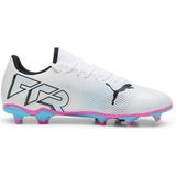 PUMA Heren Future 7 Play FG/AG voetbalschoen, wit zwart-gif roze, 8,5 UK, Puma White PUMA Black Poison Pink, 42.5 EU