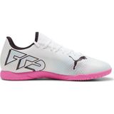 Puma Future 7 Play It IT Sr.voetbalschoenen Wit/Zwart/Fuchsia