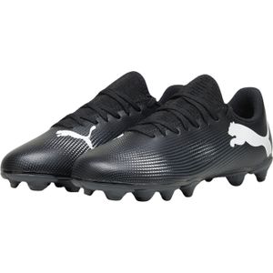 Puma Future 7 Play FG/AG Jr. Jr. Voetbalschoenen Zwart/Wit