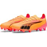 Puma - Ultra Ultimate - Voetbalschoenen - Zwart - Gerecycled Materiaal