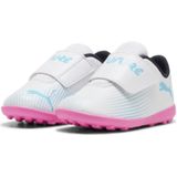 PUMA Future 7 Play Turf Voetbalschoenen (TF) Baby / Peuters Wit Roze Zwart