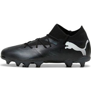 Puma Future 7 Match FG/AG Jr. Voetbalschoenen Zwart/Wit