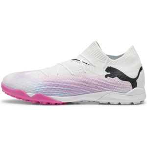 PUMA Future 7 Pro Cage voetbalschoen voor heren, Puma White PUMA Black Poison Pink, 41 EU