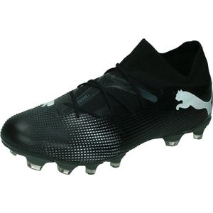 PUMA Future 7 Match Fg/Ag voetbalschoen voor heren, Puma Zwart Puma Wit, 40.5 EU