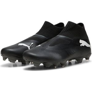 PUMA Future 7 Match+ Ll Fg/Ag voetbalschoen voor heren, Puma Zwart Puma Wit, 43 EU