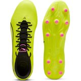 PUMA Unisex King Pro Fg/Ag voetbalschoen, Electric Lime PUMA Black Poison Pink, 42 EU