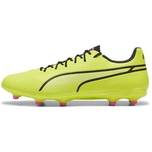 PUMA Unisex King Pro Fg/Ag voetbalschoen, Electric Lime PUMA Black Poison Pink, 43 EU