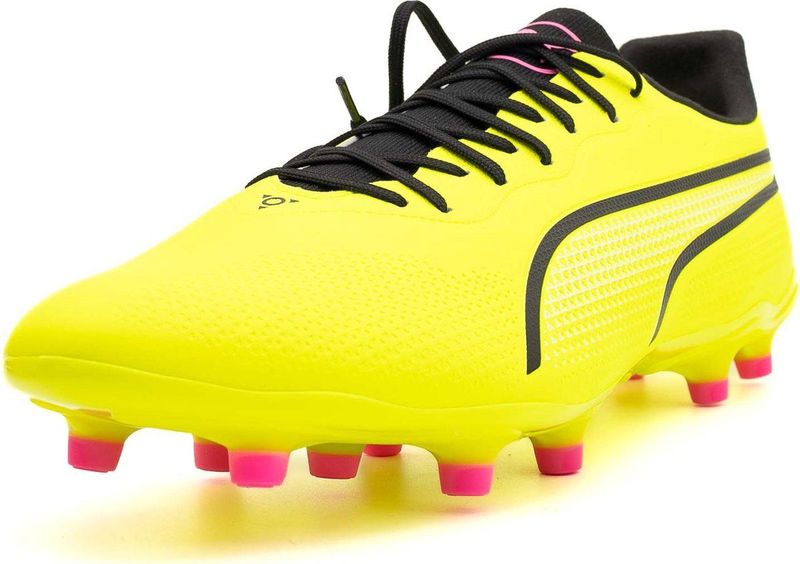 PUMA - King Pro - Voetbalschoen - Electric Lime - PUMA Black Poison Pink