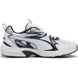 PUMA Milenio Tech Unisex Sneakers - Club Navy-PUMA White-PUMA Silver - Maat 41