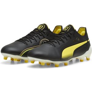 PUMA King Ultimate Pelé Gras / Kunstgras Voetbalschoenen (MG) Zwart Geel