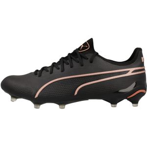 PUMA King Ultimate Gras / Kunstgras Voetbalschoenen (MG) Zwart Brons Donkergrijs