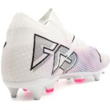 PUMA Future 7 Pro IJzeren-Nop Voetbalschoenen (SG) Wit Roze Zwart