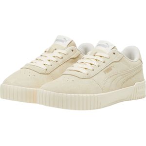 PUMA Carina 2.0 Sd Sneaker voor dames, Sugared Amandel PUMA Goud Grijze Mist, 40.5 EU