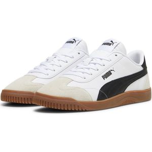 PUMA Club 5v5 Sneakers - Zwart/Grijs/Wit - Leer/Synthetisch - Softfoam+