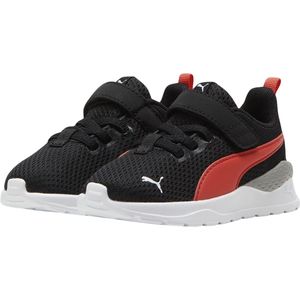 PUMA Anzarun Lite Ac Inf uniseks-kind Sneaker, PUMA BLACK-ACTIVE RED-PUMA WHITE, 27 EU