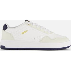 Puma Court Classic Sneakers Wit/Lichtgrijs/Donkerblauw