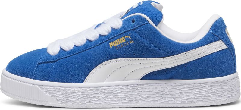 PUMA - Suede XL Sneakers - Blauw/Wit - Suède Bovenwerk - Leren Formstrip