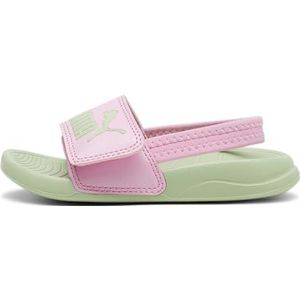 PUMA Uniseks kinderen Popcat 20 Backstrap AC Inf glijdende sandalen, Roze Lilac Pure Green, 27 EU