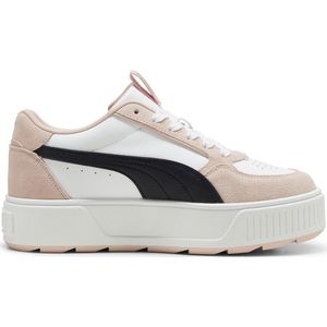 PUMA Karmen Rebelle SD Dames Sneakers - PUMA White-PUMA Black-Rose Quartz - Maat 40.5