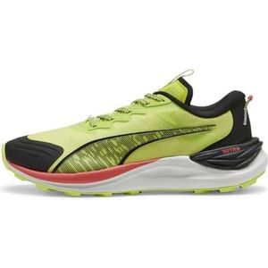 PUMA Electrify Nitro 3 Tr Road hardloopschoen voor heren, Lime Pow PUMA Zwart Actief Rood, 41 EU