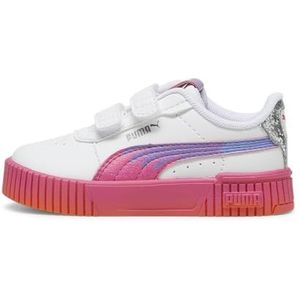 PUMA Carina 2.0 Trolls V Inf Sneakers voor meisjes, Puma White Ravish Rickie Oranje, 25 EU