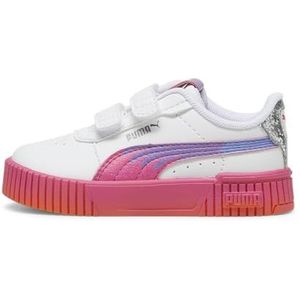 PUMA Carina 2.0 Trolls V Inf Sneakers voor meisjes, Puma White Ravish Rickie Oranje, 24 EU