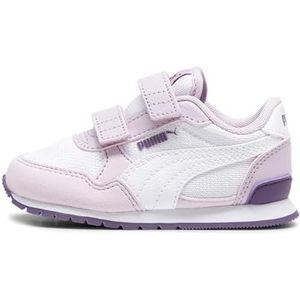 PUMA St Runner V3 Mesh V Inf Sneakers voor baby's, uniseks, Puma meerkleurig (White Grape Mist Crushed Berry), 23 EU