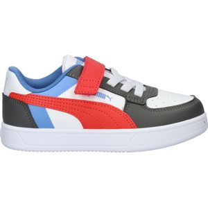 Puma Caven 2.0 Block Sneakers Wit/Rood/Blauw