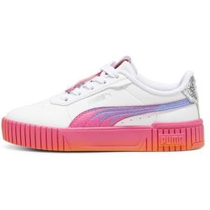 Puma Carina 2.0 Trolls sneakers wit/fuchsia/oranje