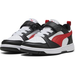 PUMA Rebound V6 Lo AC Sneakers - Zwart - PU en Textiel