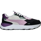 PUMA Runtamed Platform Dames Sneakers - Strong Gray-Grape Mist-PUMA White-Crushed Berry-Eucalyptus - Maat 38