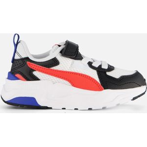 PUMA Trinity Lite AC+ PS FALSE Sneakers - PUMA White-Active Red-PUMA Black - Maat 31