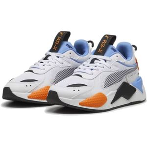 PUMA RS-X Sneakers Kids Wit Lichtblauw Zwart Oranje