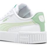 PUMA Carina 2.0 Ps Sneaker meisjes, PUMA WHITE-GREEN ILLUSION-PURE GREEN, 31 EU