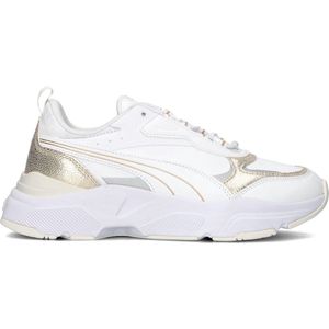 Puma, Puma Cassia Metallic Shine sneaker Wit, Dames, Maat:36 EU